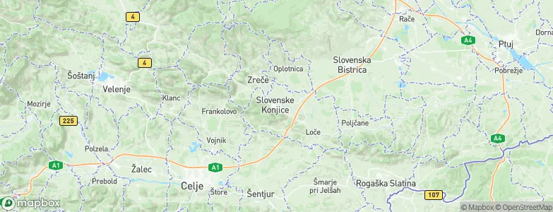Slovenske Konjice, Slovenia Map