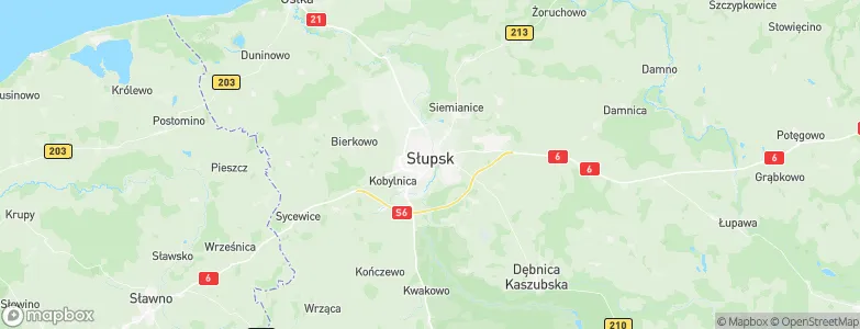 Słupsk, Poland Map