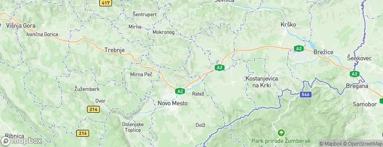 Smarjeske Toplice, Slovenia Map