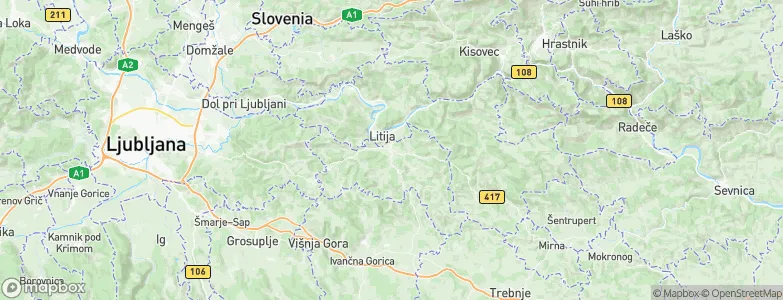 Šmartno pri Litiji, Slovenia Map