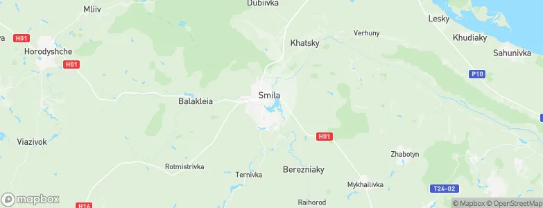 Smila, Ukraine Map