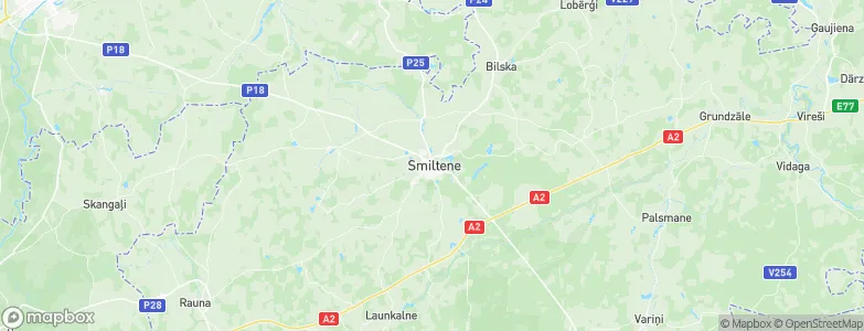 Smiltene, Latvia Map