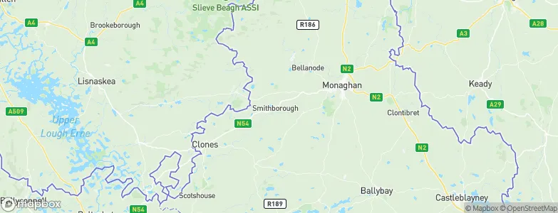 Smithborough, Ireland Map
