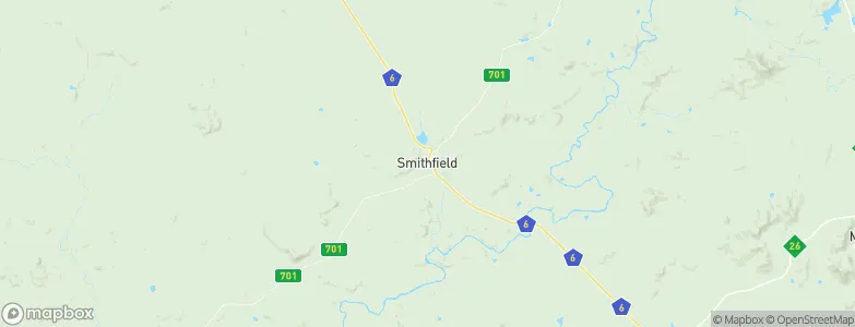 Smithfield, South Africa Map