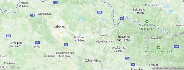 Smržovka, Czechia Map