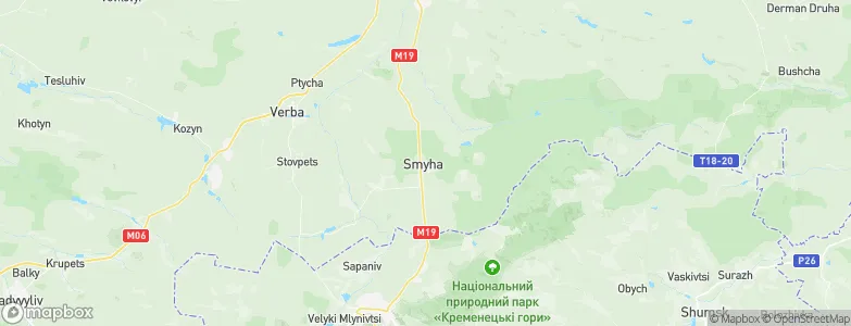 Smyga, Ukraine Map