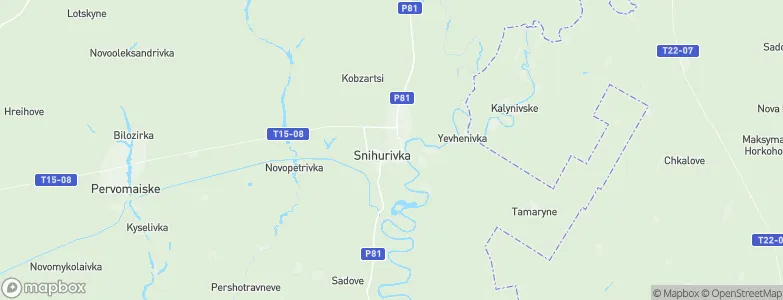 Snihurivka, Ukraine Map