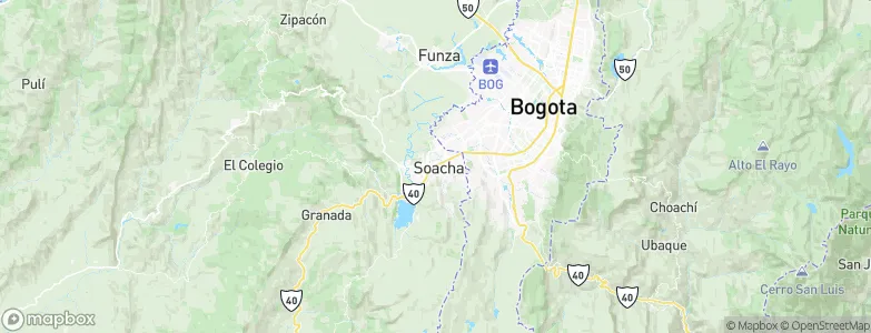 Soacha, Colombia Map