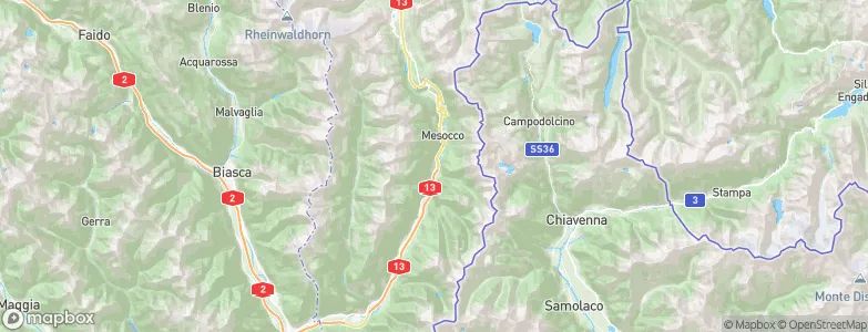 Soazza, Switzerland Map