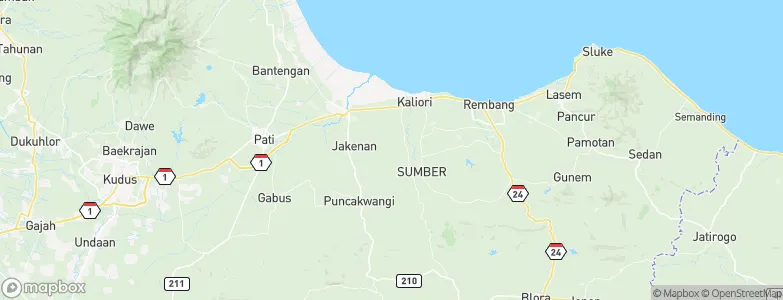 Sobo, Indonesia Map
