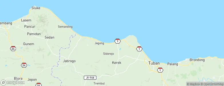 Sobontoro, Indonesia Map