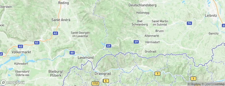 Soboth, Austria Map