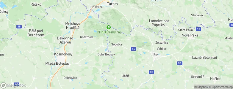 Sobotka, Czechia Map