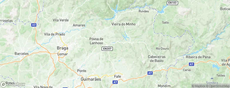 Sobradelo da Goma, Portugal Map