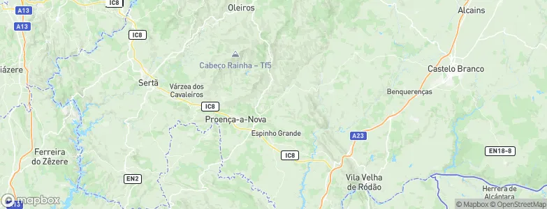 Sobreira Formosa, Portugal Map