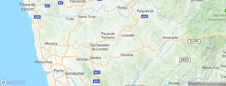 Sobrosa, Portugal Map
