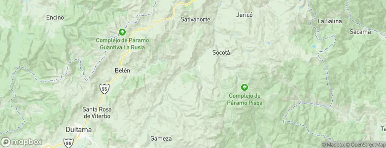 Socha Viejo, Colombia Map