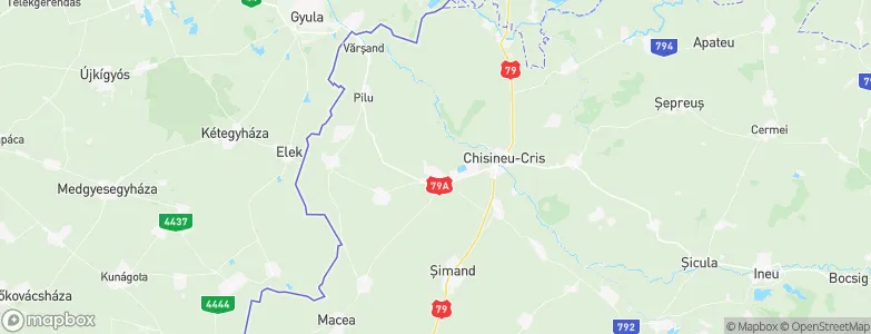 Socodor, Romania Map
