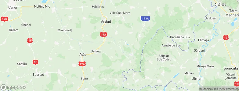 Socond, Romania Map