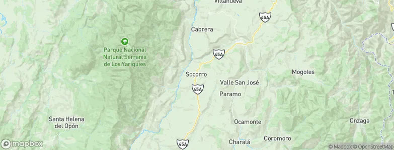 Socorro, Colombia Map
