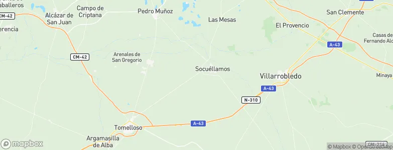 Socuéllamos, Spain Map