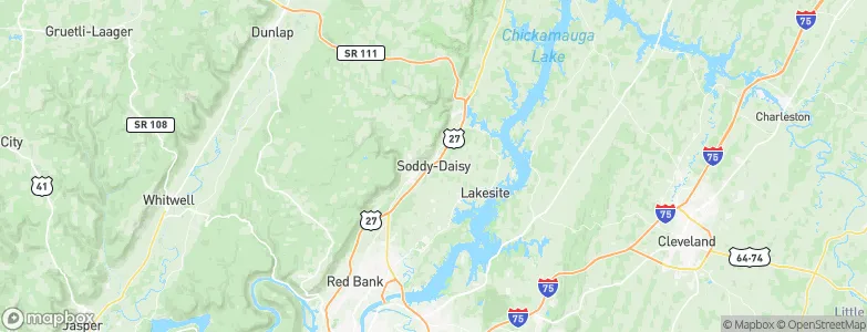 Soddy-Daisy, United States Map