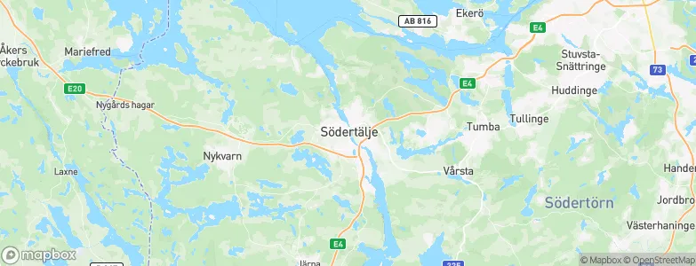 Södertälje, Sweden Map