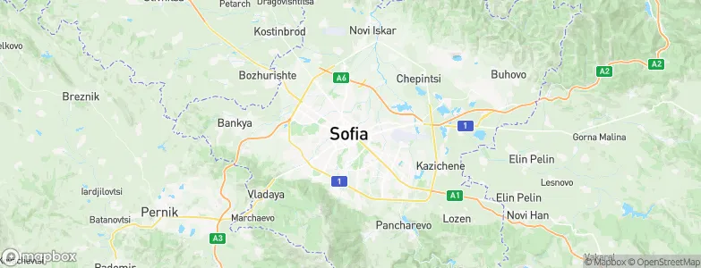 Sofia, Bulgaria Map