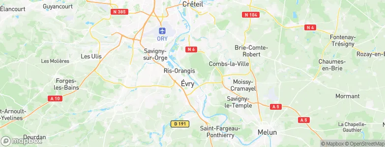Soisy-sur-Seine, France Map