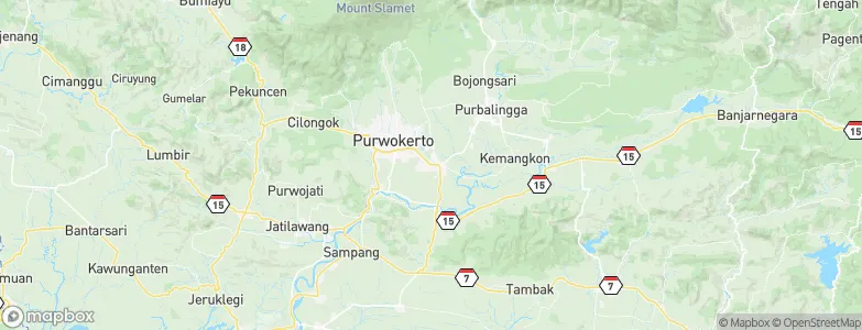 Sokaraja, Indonesia Map