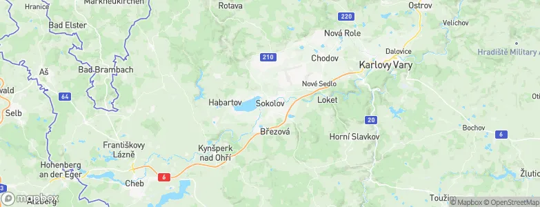 Sokolov, Czechia Map