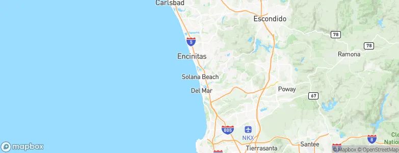 Solana Beach, United States Map