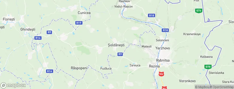 Şoldăneşti, Moldova Map