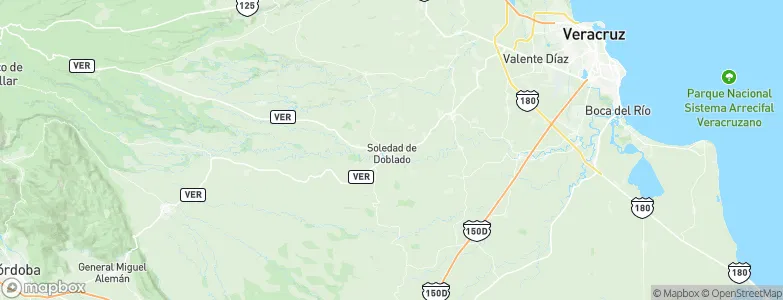 Soledad de Doblado, Mexico Map