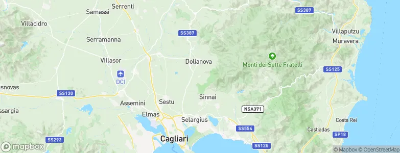 Soleminis, Italy Map