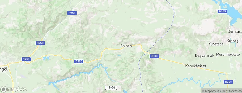 Solhan, Turkey Map