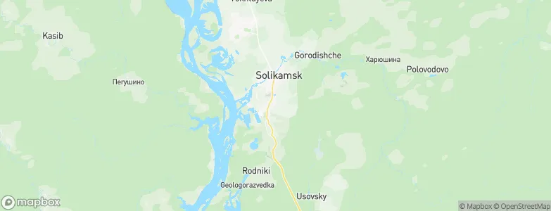 Solikamsk, Russia Map