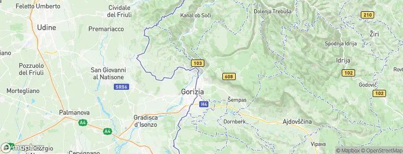 Solkan, Slovenia Map