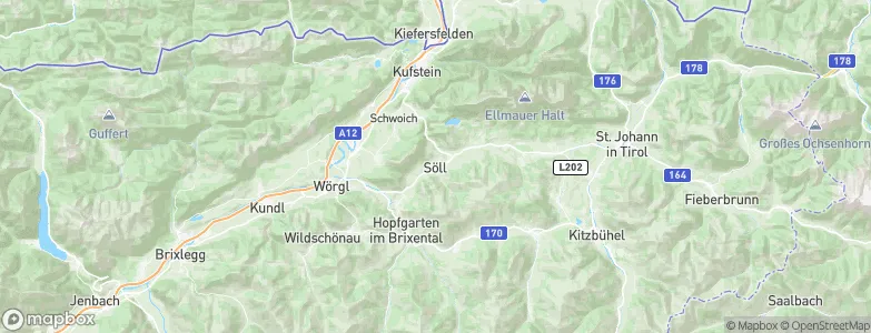 Söll, Austria Map