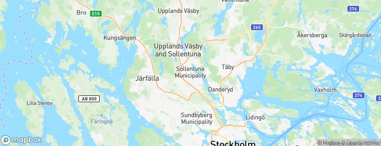 Sollentuna, Sweden Map