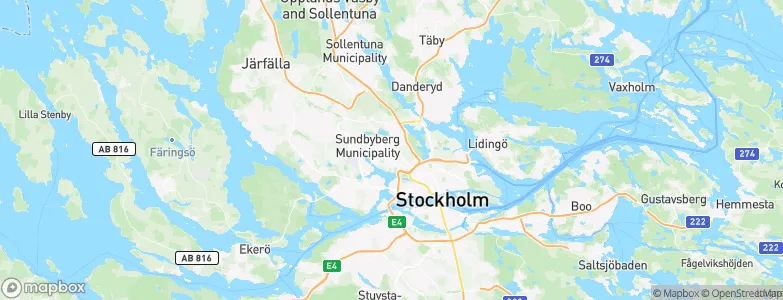 Solna, Sweden Map