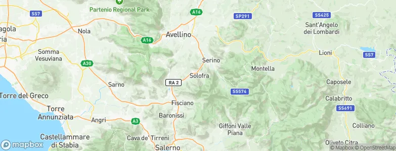 Solofra, Italy Map