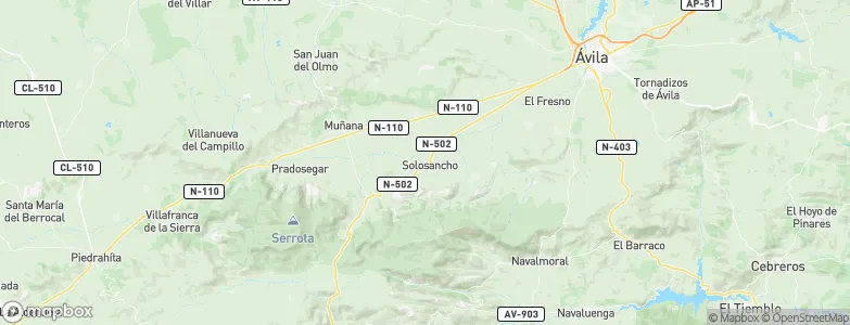 Solosancho, Spain Map