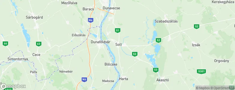 Solt, Hungary Map