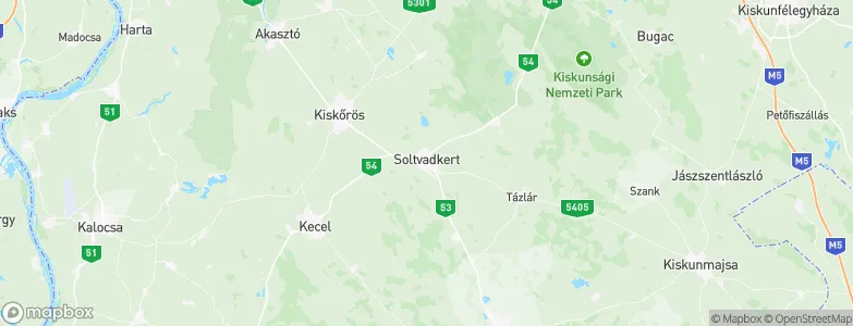 Soltvadkert, Hungary Map