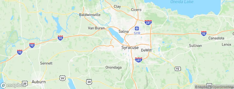 Solvay, United States Map