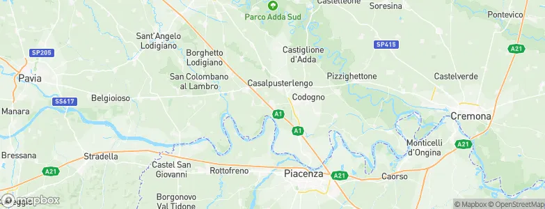 Somaglia, Italy Map