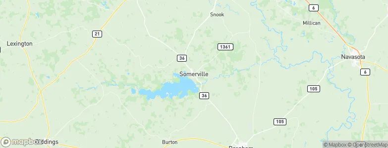 Somerville, United States Map