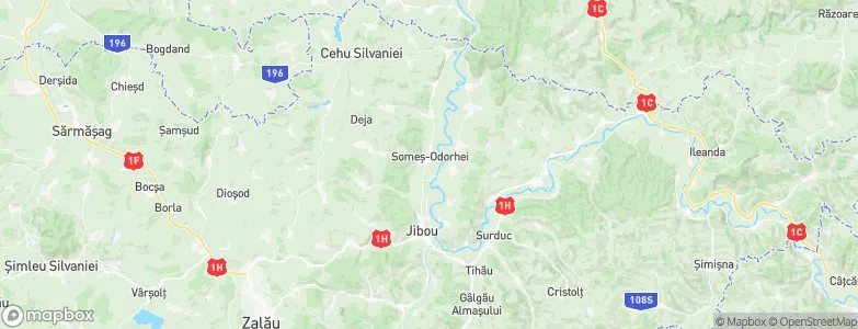 Someş-Odorhei, Romania Map
