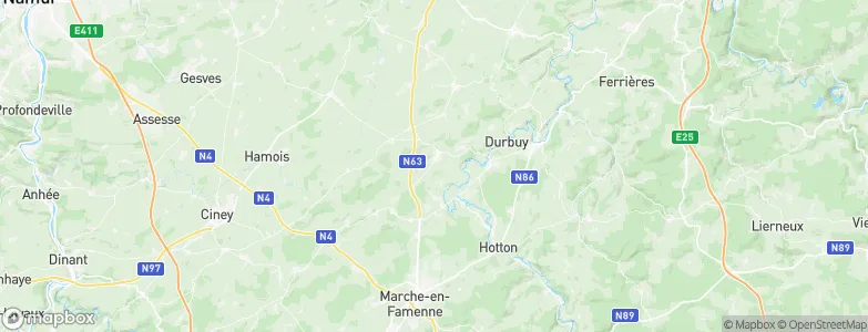 Somme-Leuze, Belgium Map